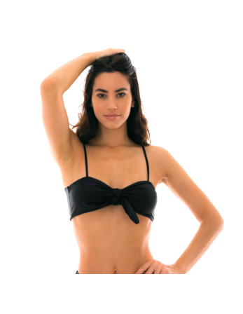 Bbs X Steph.d - Haut Brassière Noire À Nouer - Top London...