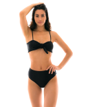 Bbs X Steph.d - Haut Brassière Noire À Nouer - Top London Preto Stephanie