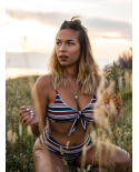 Bbs X Steph.d - Haut Brassière Rayée À Nouer - Top London Listrado Stephanie