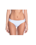 Bbs X Saha - Bikini Bottom White & Blue Stripes - Bottom Cumbia Floral Night