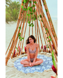 Reversible Printed Bikini Bottom - Bottom Malva Sand Trace