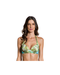 Tropical Print Underwired Bikini Top - Top Gracia Paraiso Tropical