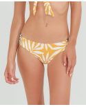 Bikinihose Gelbgrundig Gemustert, Seiten Grün - Bottom Mango Jungle Verde Amarelo