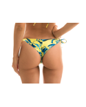 Slip Brasiliano Accessoriato Giallo Foglie - Bottom Lemon Flower Invisible