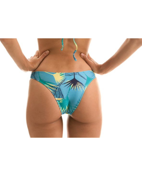 Floral Graphic Print Fixed Bikini Bottom -...