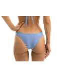 Denimblaue Feste Bikinihose - Bottom Garoa Bandeau