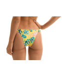 Geel Tangabroekje Met Bloemenprint - Bottom Florescer Bandeau