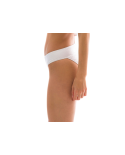 Białe Teksturowane Figi Bikini - Bottom Cloque Branco Cos Comfort