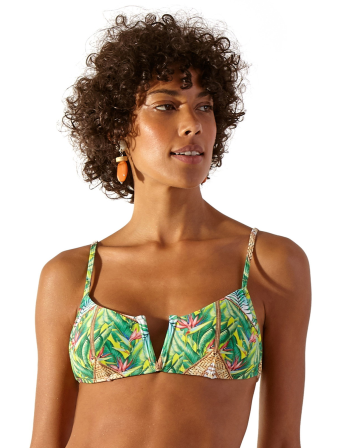 Colorful Printed Bralette Top - Top Show Waimea