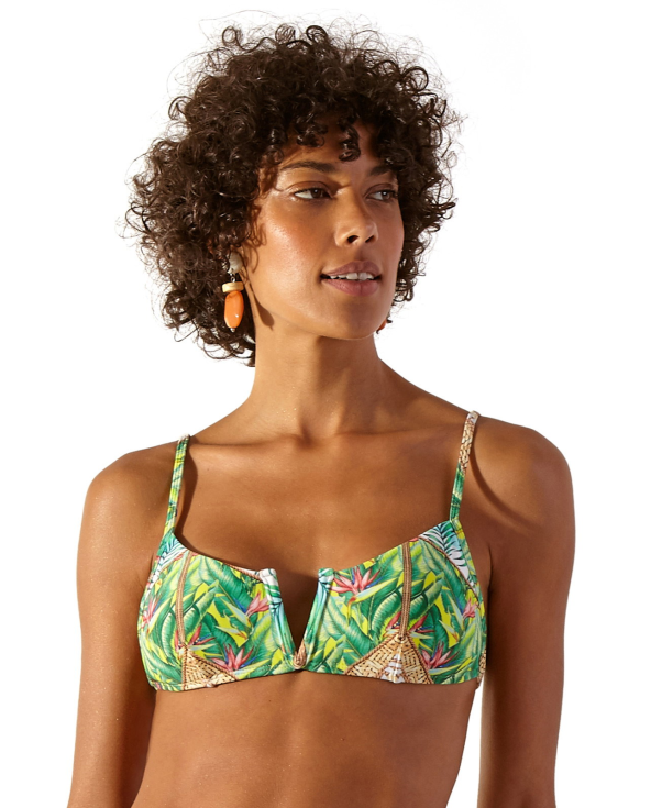 Bustier Bikinitop Met Kleurrijke Gemengde Print...
