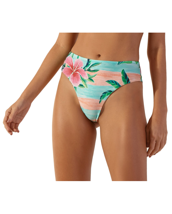 Braguita De Bikini Tropical De Talle Alto Y...