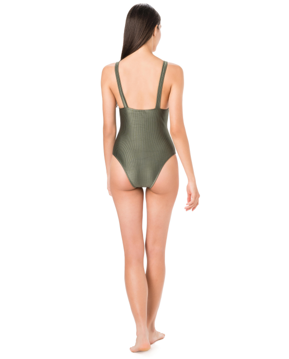 Costume Intero Brasiliano A Costine Verde...