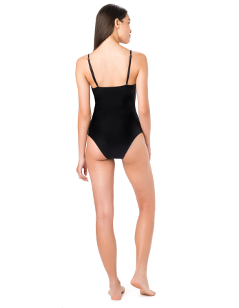 Zwart Braziliaans Beugelbadpak - Alcinha Preto Liso 2