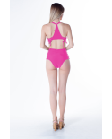 Bottom Tiras Cruzadas Neon Rosa