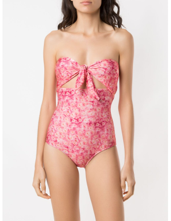 Strapless Swimsuit Hydrangea 2