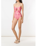 Strapless Swimsuit Hydrangea