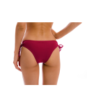 Granaatrood Braziliaans Strik Bikinibroekje Met Dubbele Zijbandjes - Bottom Uv-Desejo Madrid