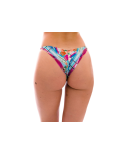 Colorful Tropical Cheeky Brazilian Bikini Bottom - Bottom Sunset Cheeky-Fixa