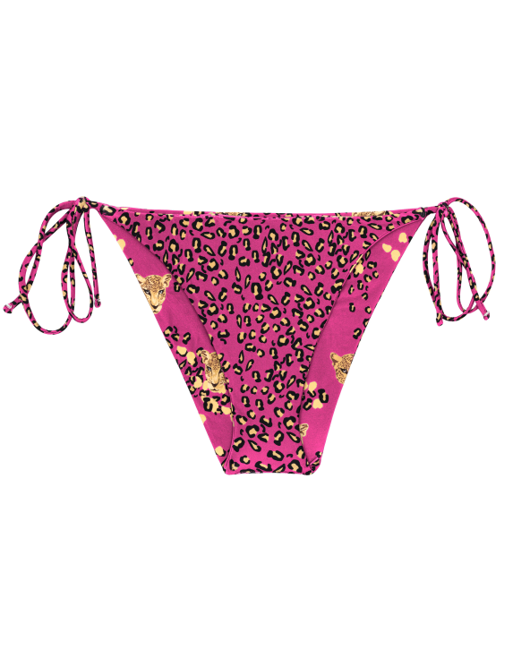 Bikinihose Rosagrundig Mit Seitenschnüren Und...