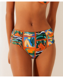 Bottom Larga Quadros Bordados