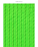 Top Wavy Ruched Que Sera Sera Neon Lime