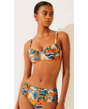 Top Larga Quadros Bordados