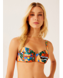 Top Larga Quadros Bordados