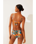 Top Larga Quadros Bordados