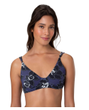 Top Triangulo Arco Vanilla Azul