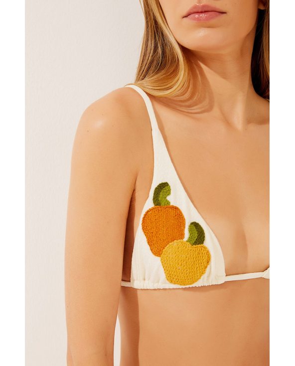 Top Fina Caju Croche