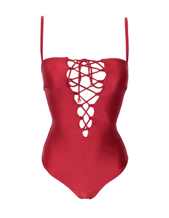 Decote Reto Vermelho
