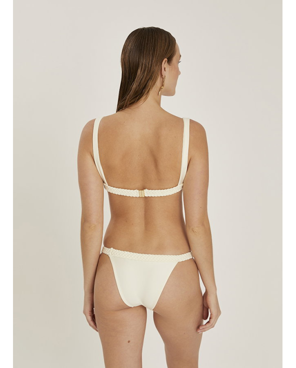 Top Tresse Bikini Off-White