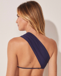 Top Bikini Larga Veleiro Azul Marinho