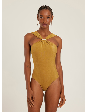 Detailed High Neck One Piece Ambar 2