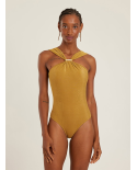 Detailed High Neck One Piece Ambar