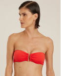 Top Bandeau Ruched Essentials Watermelon