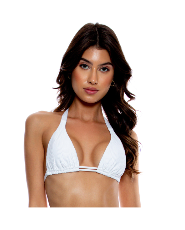 Top Halter Full White
