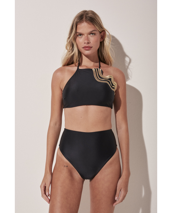 Top Bikini Alfaiataria Noite