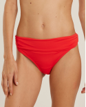 Bottom Bandeau Ruched Essentials Watermelon