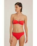 Bottom Bandeau Ruched Essentials Watermelon