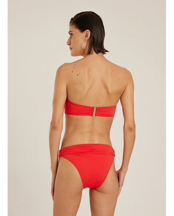 Bottom Bandeau Ruched Essentials Watermelon