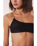 Top Preto Ombro-So