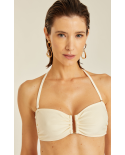 Top Off-White Bandeau