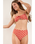 Top Floral-Scales Balconet-Tie