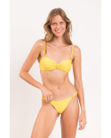 Top Amarelo Bandeau-Crispy