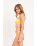 Top Amarelo Bandeau-Crispy