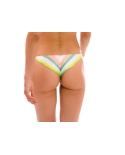 Cueca Brasileira Atrevida C/ Laterais Finas E Riscas Baqtique - Bottom Revelry Cheeky-Fixa