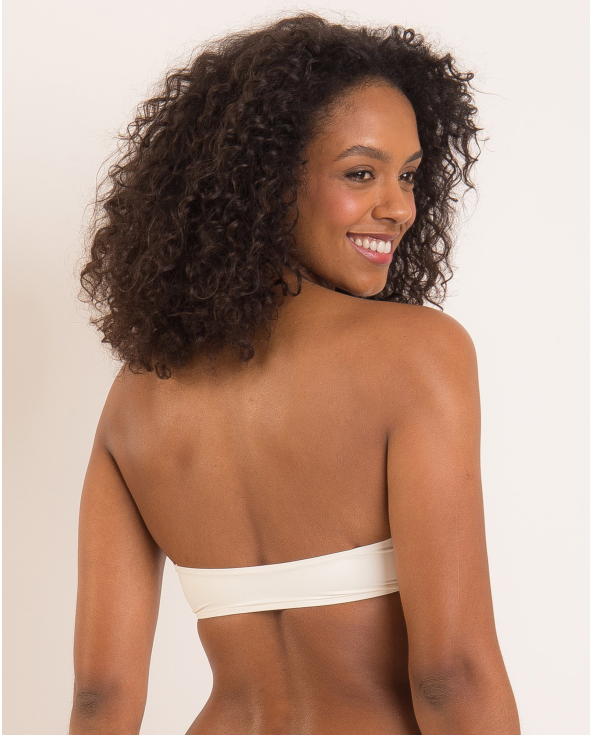 Top Off-White Bandeau-Reto