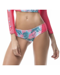 Bas De Maillot Feuillage Rose/Bleu - Bottom Palmas Del Mar