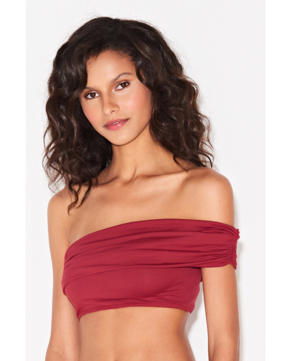 Top Crop Vermelho